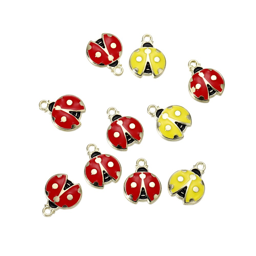 Coccinelles de couleurs mélangées 10pcs