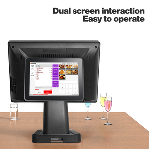 15&quot; Ordering Machine <strong>Desktop</strong> <strong>Computer</strong> Single Double Retail Pos Touch Screen <strong>Monitor</strong> All in One Pos System with windows Android - Product Image 2