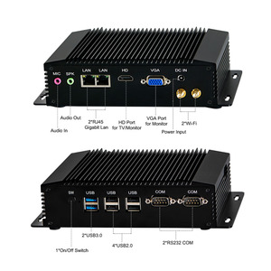 Endüstriyel Mini PC tıbbi sanayi çekirdek i5 4200U i7 i7 446 COM RS232 RS422 RS485 HD VGA GPIO DDR4 DDR4 RAM Intel yonga seti - Product Image 3