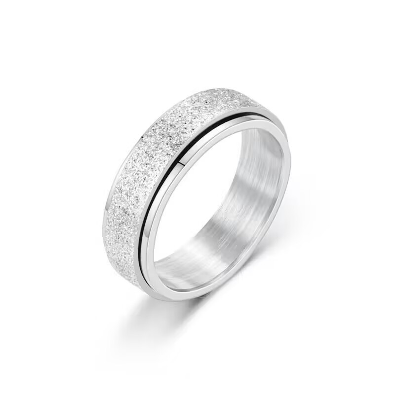 11. 6mm - Rotating Pearl Sand - Silver
