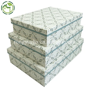 Scatola di imballaggio regalo rettangolare nidificato decorativo design personalizzato scatole di carta artigianali scatole di cartone - Product Image 2