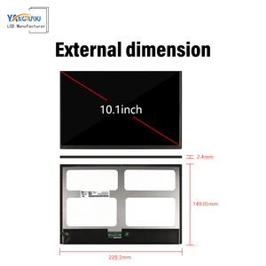 I moduli LCD 10.1 visualizzano il pannello 250 la luminosità delle lende 60 Hz frequenza eDP 30 pin connettore abbagliamento (0% foschia) rivestimento duro superficiale - Product Image 2