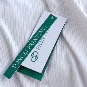 Eco-Friendly <strong>Custom</strong> Logo Embossed Hang <strong>Tag</strong> Art Paper Gift Jewelry Clothing <strong>String</strong> <strong>Tag</strong> - Product Image 2