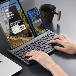 Card Slot BT <strong>Keyboard</strong> <strong>for</strong> Tablet and Phone Multi <strong>Device</strong> Wireless <strong>Keyboard</strong> <strong>for</strong> iPhone iPad <strong>Android</strong> Tablet <strong>Keyboard</strong> with Stand - Product Image 6