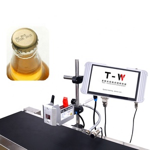 Dongning 12.7MM <strong>Variable</strong> Data Expiry Date Logo QR <strong>Code</strong> Barcode Printing Machine Batch Coding Online Thermal Inkjet TIJ Printer - Product Image 2
