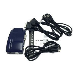Color <strong>Computer</strong> Laptop PC VGA to <strong>TV</strong> AV RCA S-Video Converter Adapter Box with USB <strong>Output</strong> 1-Year Warranty - Product Image 3