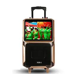 Sistema inteligente Android con pantalla táctil de 14 pulgadas con Bluetooth WIFI Video multifunción Trolley Speaker para presentación audiovisual - Product Image 3