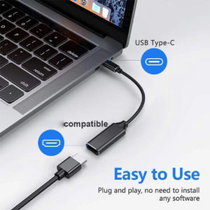 Venta caliente USB 3,1 Tipo C a HDMI Adaptador Macho a hembra Metal HDMI a USB C Adaptador convertidor - Product Image 3
