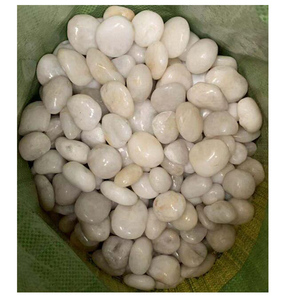 磨かれた白い小石の石 - Product Image 3
