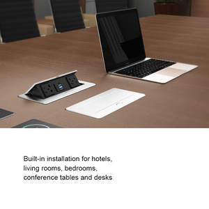 Toma de corriente multifuncional para sofá y estación de trabajo, tomacorriente de mesa con toma de corriente incorporada - Product Image 5