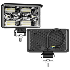 DXZ4インチLedヘッドライトビームLedワークライト、DRLパーキングライト付きトラックSUV ATV4WDスポットライトとフラッドライトの組み合わせ - Product Image 6
