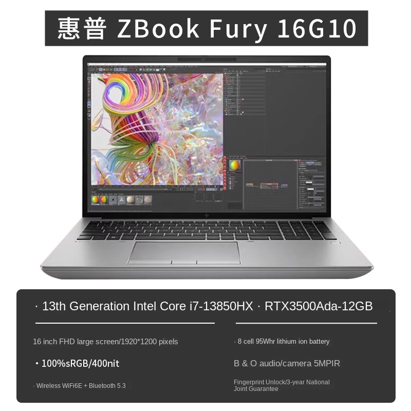 Gris argent B3:i7-13850HX RTX 3500 Ada-12G Solo Wi