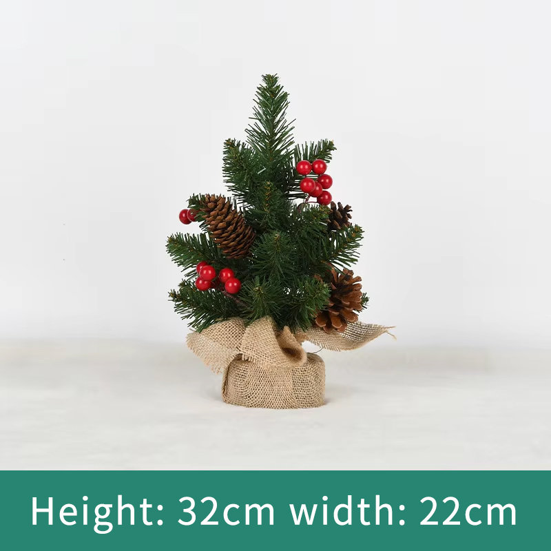 30cmpvc pine cone christmas tree