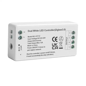 DC 12V-24V Tuya Zigbee 3,0 контроллер CCT-Z диммер для двойной белой светодиодной ленты 2700K-6500K ome освещения - Product Image 2