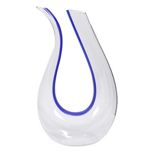 1500ml el yapımı kristal U şekli viski sürahisi seti renkli kırmızı şarap için noel hediyesi - Product Image 2