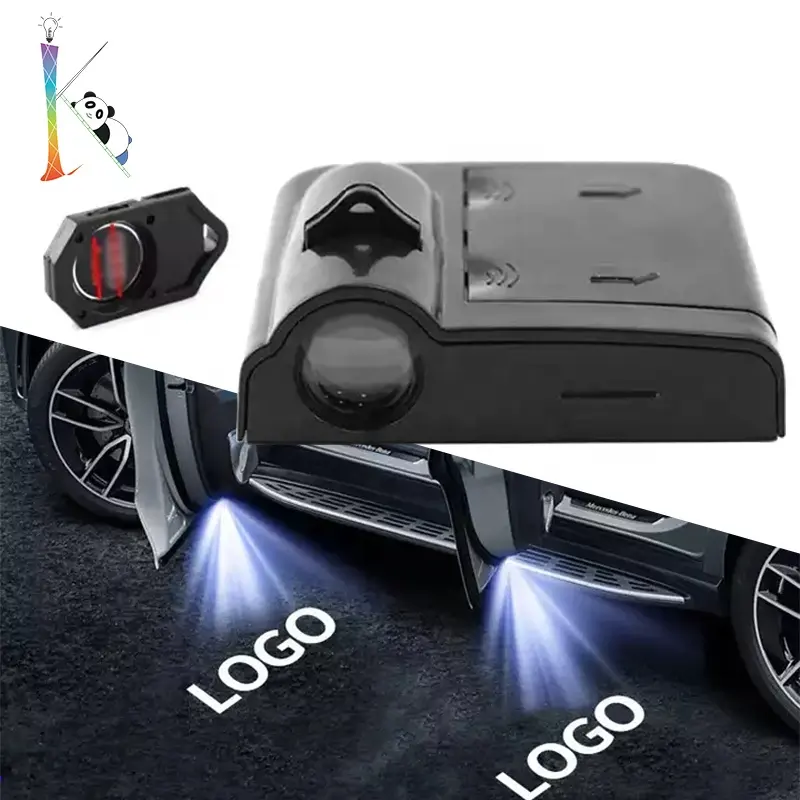 Proyector láser 3D inalámbrico para puerta de coche, luz Led para puerta, logotipo de bienvenida, otros accesorios de luz