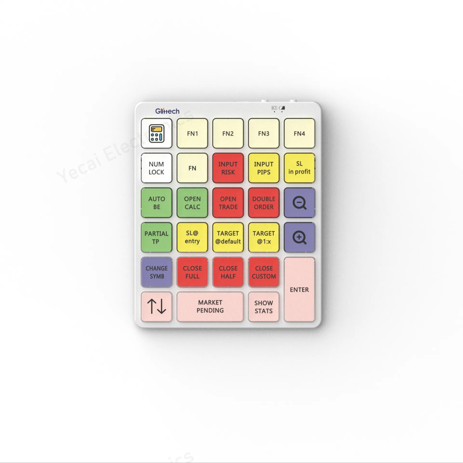 Tastiera calcolatrice personalizzata chiave magica numpad con LED per MetaTrader4 5