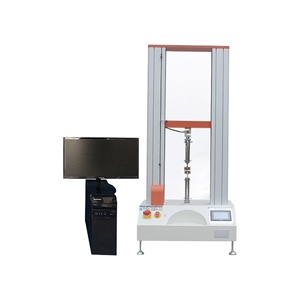 Máquina de prueba de tracción universal computarizada de doble columna para potencia de computadora espacial de goma 220V 1 año de garantía