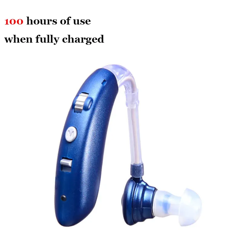 مستلزمات الرعاية الصحية قابلة للشحن الأزرق الأسنان الصين OTC Signia السمع قابلة للشحن BTE الأزرق الأسنان