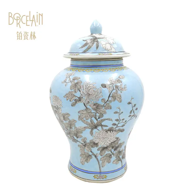 Artesanato chinês popular artesanato cerâmica porcelana mason antigo vintage jarra de gengibre