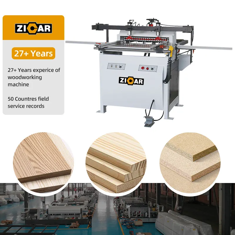 ZICAR MZ1 automatische Holz bearbeitung Holz horizontale Möbel Regal MDF Loch linie Bohrmaschine Bohrloch bohrmaschine für Holz