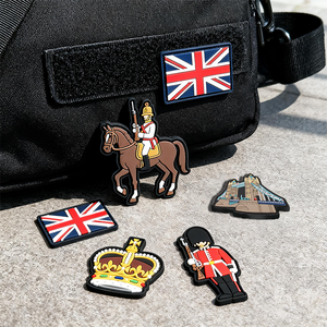 Nhà máy tùy chỉnh 3D ngụy trang PVC chiến thuật vá với hộp sọ thiết kế - Product Image 6