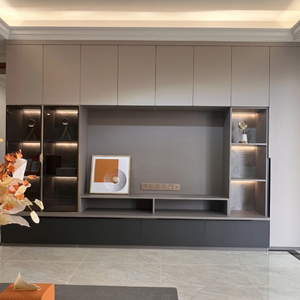 Tùy chỉnh tầng núi TV và cuốn sách lưu trữ tủ với thiết kế hiện đại melamine chất liệu cho phòng khách phòng ngủ ăn uống - Product Image 1