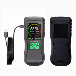 Color Screen Moisture Analyzer Rechargeable USB Floor Moisture Tester <strong>LCD</strong> Paint <strong>Humidity</strong> Meter <strong>Sensor</strong> for Tile Cement Brick - Product Image 4