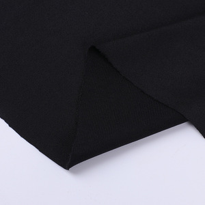 Thời Trang Bán Buôn Thấp Đàn Hồi Đồng Bằng Warp Dệt Kim Đồng Bằng Dệt Polyester Vải Dệt Polyester - Product Image 1