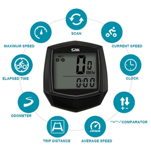 <strong>Cycle</strong> <strong>Computer</strong> Wired Type Bike <strong>Computer</strong> Rainproof LCD Screen Bicycle <strong>Computer</strong> - Product Image 2