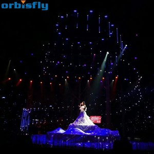 RGB LED DMX Control Stage Sphere Winch Ball Kinetic <strong>Lighting</strong> System for Night Club Theater Show - Product Image 6