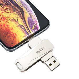 Orijinal Netac U652 aydınlatma USB çift arayüz Flash sürücü yüksek hızlı USB Stick iPhone ve iPad - Product Image 6