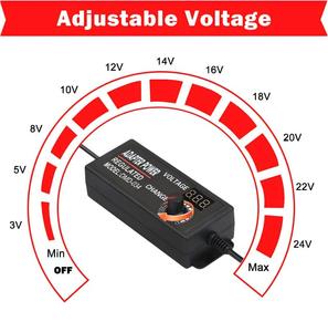 60W 3V 4,5 V 5V 6V 7,5 V 9V Universal AC/DC-Adapter Netzteil 12V Spannungs regulierter Adapter mit variablem Schalt wandler - Product Image 2
