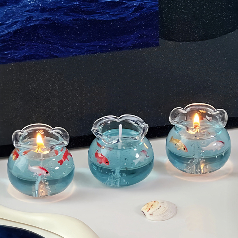 Gift box set-bubble fish tank-scented candle