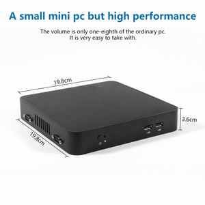 Intel Core i5 1340P 13th Gen Nuc Nano Small Micro PC Mini PC X86 2 Ethernet Lan Win 10 11 Linux Ubuntu DDR5 Mini PC - Product Image 4
