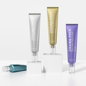 Özel oem pe sıkılabilir tüp ambalaj krem yüz losyon tüpü 40ml losyon serum uzun meme dikişsiz kozmetik tüp