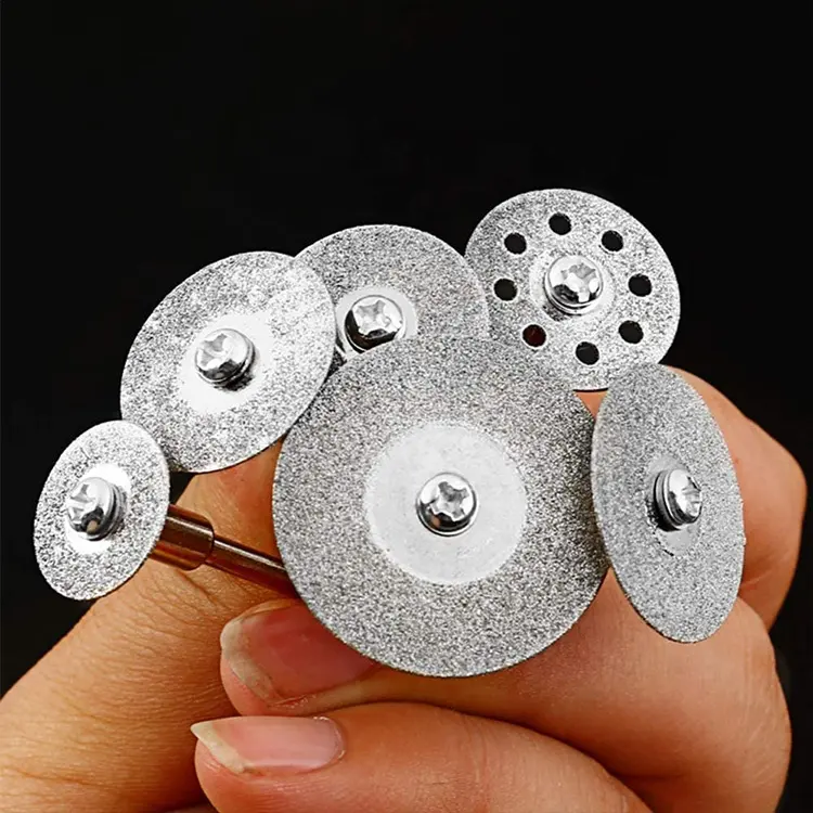 Disco de corte de diamante de 16, 20, 22mm, 25, 30, 35 y 40 de diámetro, ruedas de corte de 50mm y 60mm para herramienta Dremel