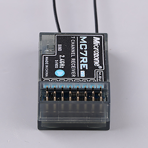 Microzone MC7RE V2 alıcı 7 kanallı MC6CMini uzaktan kumanda sabit kanatlı araç ve gemi modeli - Product Image 5