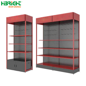 Nhiệm vụ nặng nề nhiều thiết kế kim loại công cụ điện giá Pegboard hiển thị đứng với phụ kiện lưu trữ tường giá cho cửa hàng phần cứng - Product Image 2