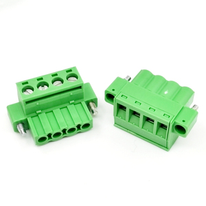 Original Green 5.08mm Contact 1778001 <strong>Terminal</strong> <strong>Block</strong> 4 Pin Tin PCB <strong>MSTB</strong> Connector - Product Image 1
