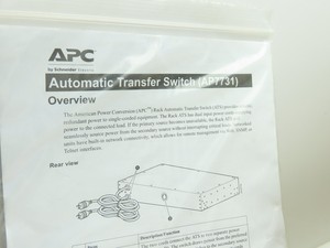Nuovo e originale Plc AP7731 interruttore di trasferimento automatico 208V 30A PLC Controller di programmazione - Product Image 3