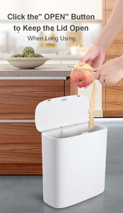 Meare 11L cubos de basura inteligentes de plástico cubo de basura con sensor contenedores de basura precios cubo de basura