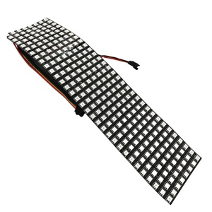 APA102C светодиодная цифровая панель матричный гибкий экран 8*32 5050 RGB 5 В светодиодный модуль индивидуально адресуемые пиксели