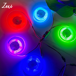 ไฟ LED COB DC12V 24V 320 ลูกปัดหลายสีสามสี COB 10 W/M IP20 - Product Image 3