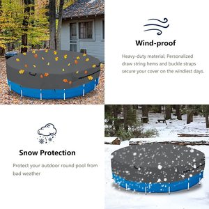 Impermeabile e anti-uv tutti i tipi di copertura rotonda della piscina di protezione del progetto