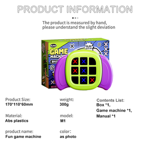 Sıcak satış çok fonksiyonlu tic-tac-toe çok modlu dekompresyon Fidget oyun konsolu ebeveyn-çocuk interaktif çocuk oyuncakları - Product Image 5