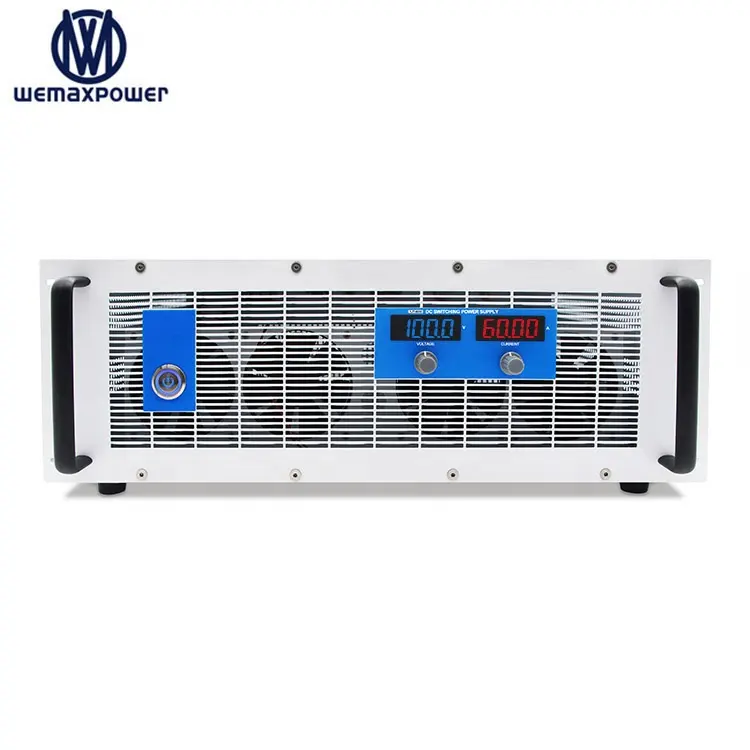 Nuevo diseño 6KW variable Digital ac a dc Modo de conmutación regulada dc ajustable fuente de alimentación dc 100v 60a