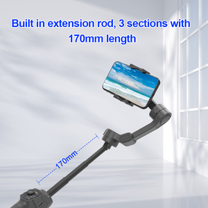 Nhà Máy Giá cầm tay Selfie Stick L9 3 Trục Gimbal ổn định với tuổi thọ dài ai Tracker mặt chức năng theo dõi cho điện thoại di động - Product Image 2