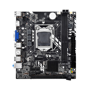 Intel Core i7 / i5 / i3 / pentium/celeron用LGA1155マザーボードLGA1155 DDR3 M-ATX IntelマザーボードH61 - Product Image 1