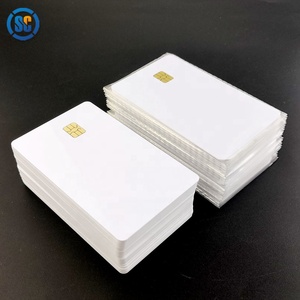 CR80 13.56兆赫集成电路卡SLE4442智能射频识别身份证/接触式芯片空白卡支付 - Product Image 1